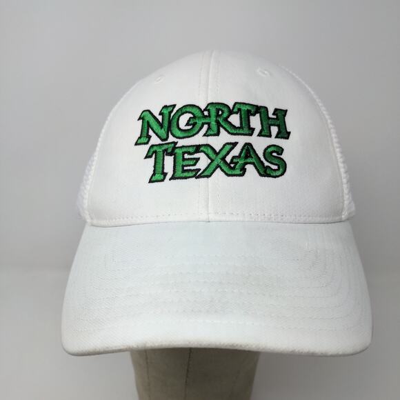 Nike FlexFit North Texas Mean Green White Embroidered Logo Swoosh - Picture 3 of 11